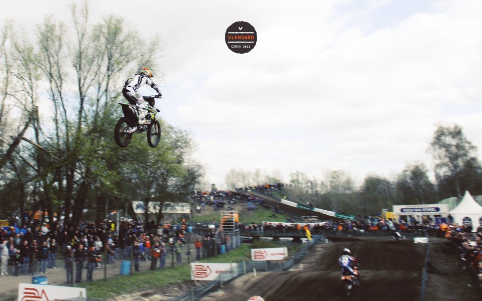 Dutch Valkenswaard Motocross Event Scene