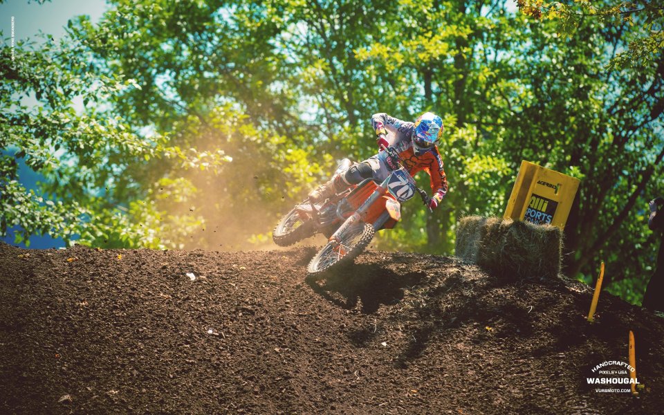 Motocross Racer Washougal Dirt Track Competition