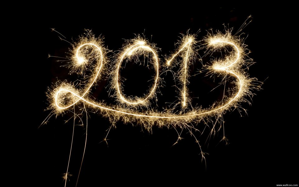 2013 New Year Sparkler Light Painting