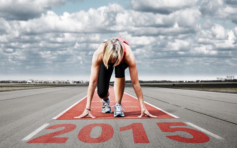 Female Athlete Starting Blocks 2015 Wallpaper