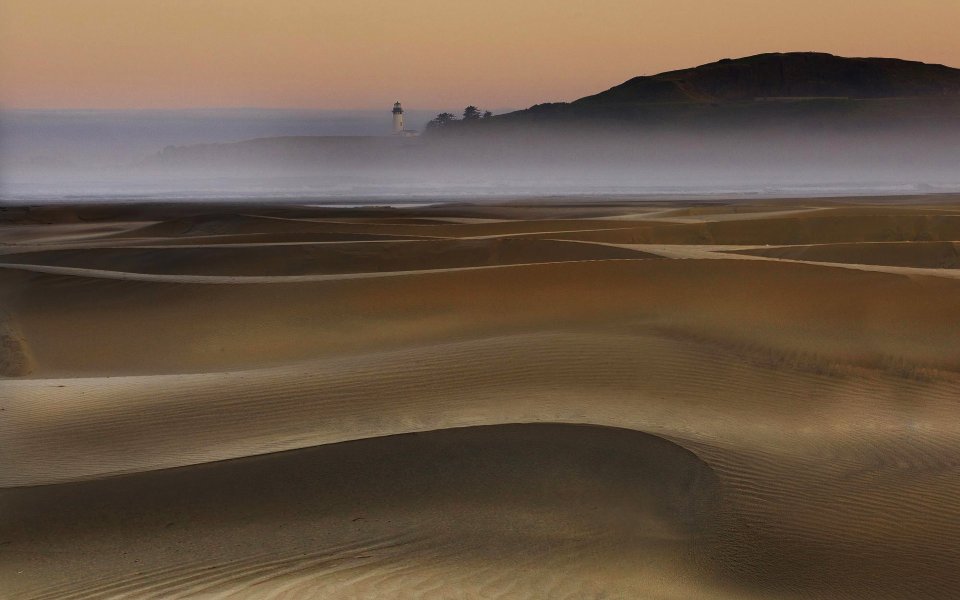 Agate Beach Oregon Coast Lighthouse Sunset