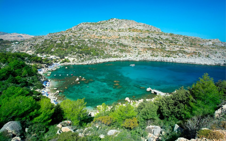 Anthony Quinn Bay Rhodes Greece