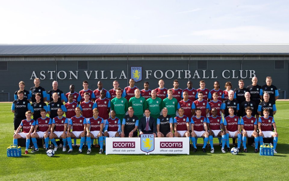 Aston Villa Football Club Team Photo
