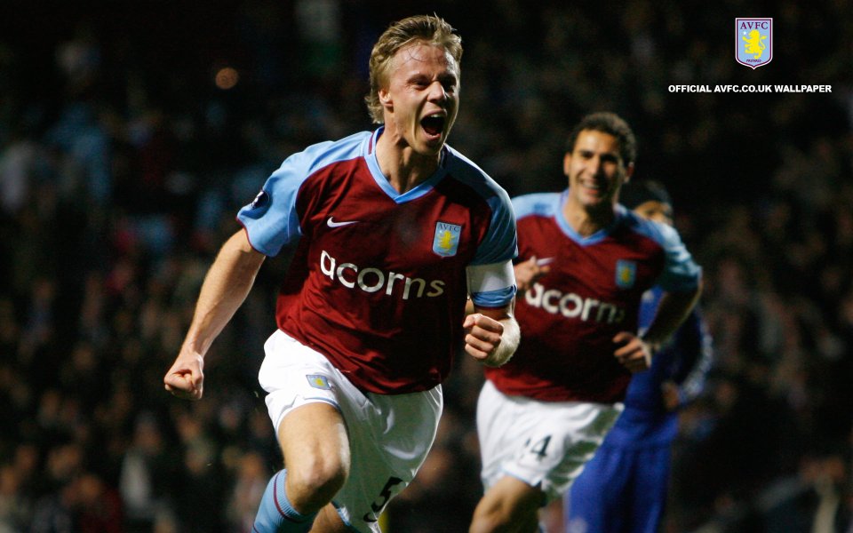 Aston Villa Player Celebration Match Scene