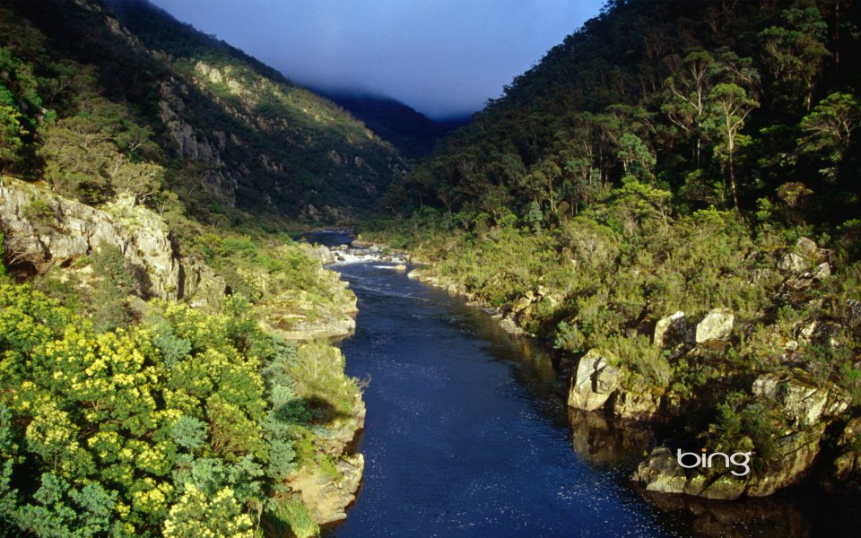 Australia Snowy River National Park Canyon River Landscape