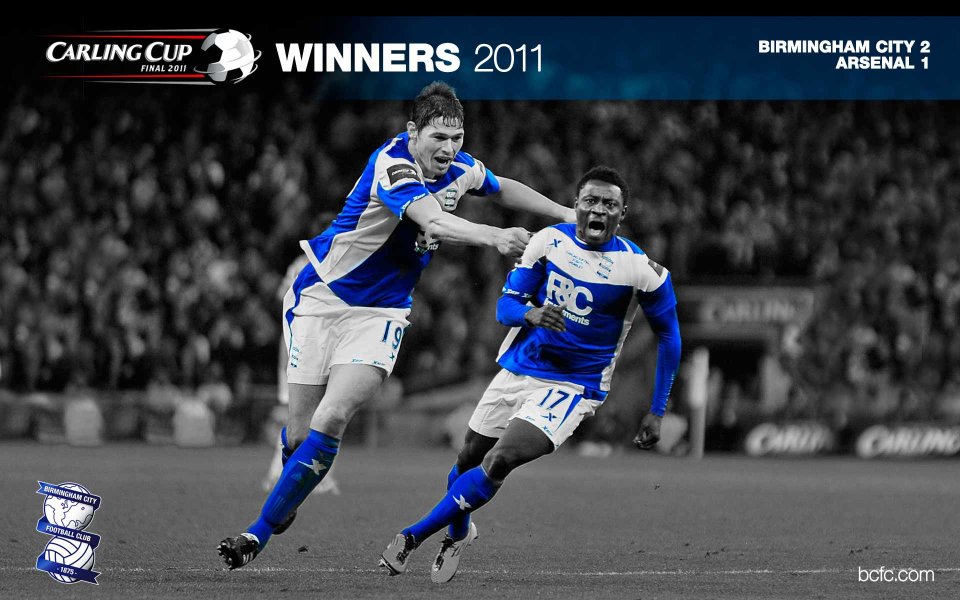 2011 Carling Cup Birmingham City Championship Memorial Poster