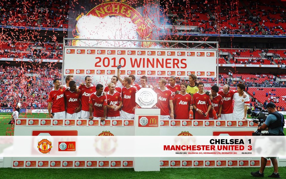 2010 Manchester United 3 1 Chelsea Championship Photo