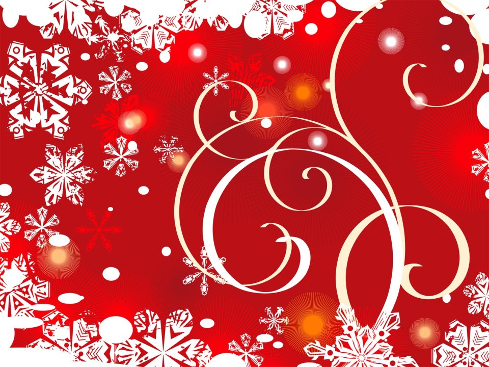 Christmas Snowflake Background Vector Pattern