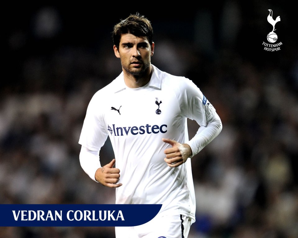 Vedran Corluka Tottenham Hotspur Football Player Match Portrait