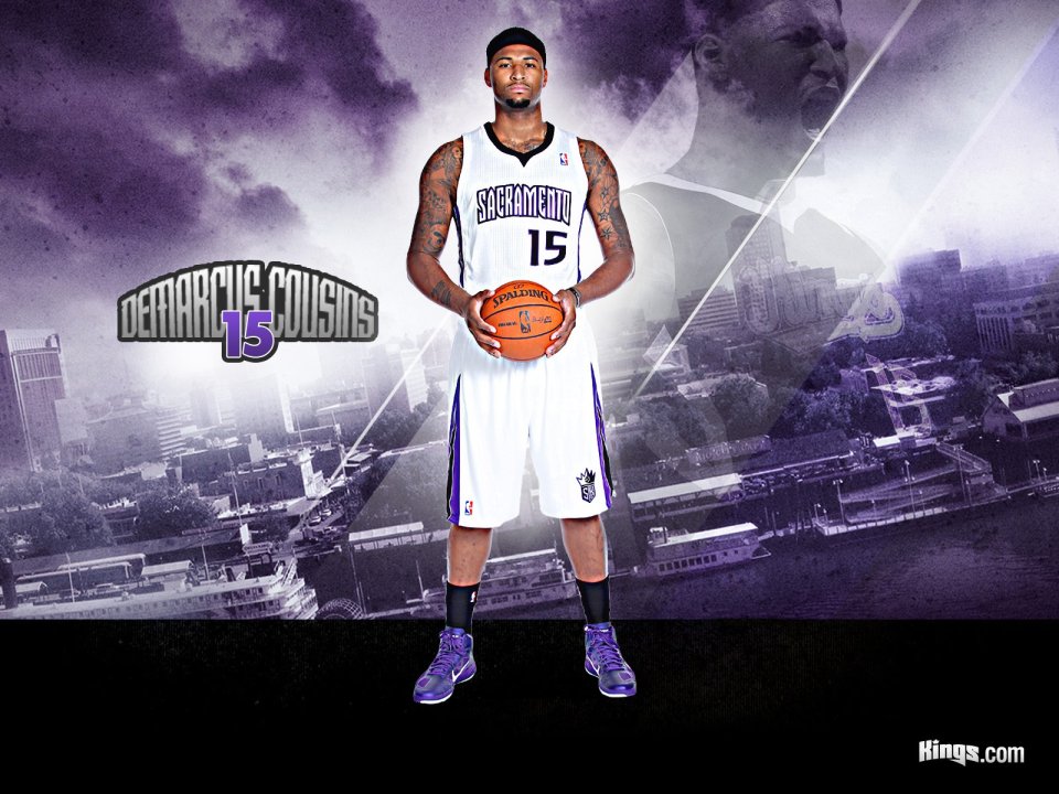 Demarcus Cousins Sacramento Kings Basketball Wallpaper