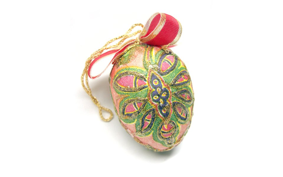 Easter Egg Decoration Close Up