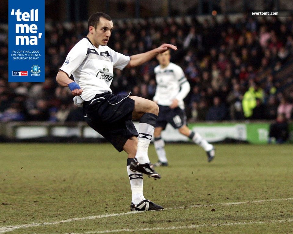 2009 FA Cup Everton Player Match Action Moment