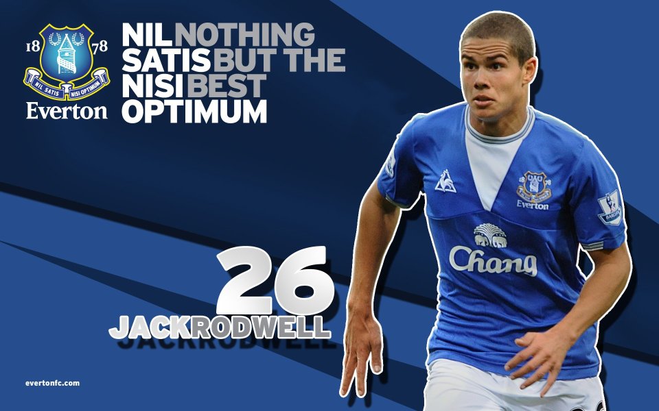 Everton FC Player Jack Rodwell 26 Promotional Poster