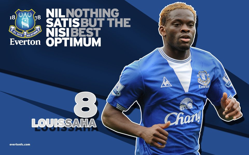 Everton Fc No 8 Louis Saha Official Football Poster