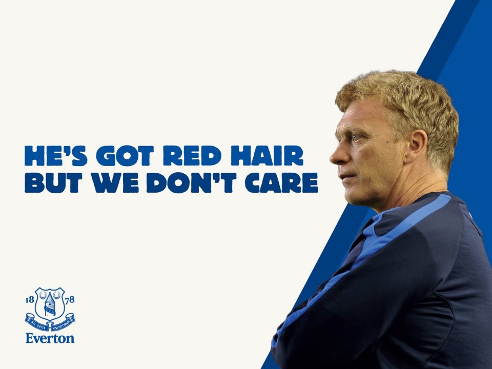 Everton Football Club David Moyes Promotional Image
