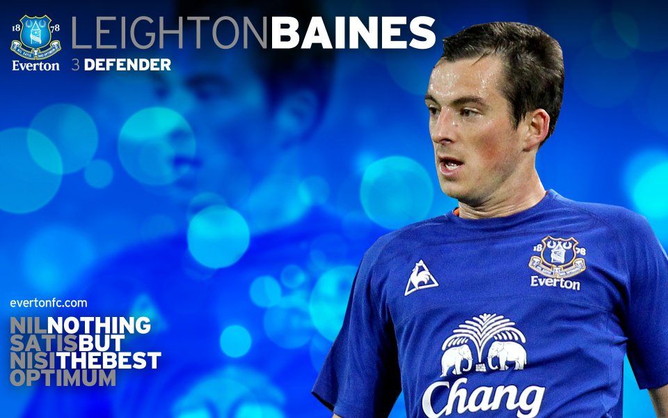Leighton Baines Everton Fc Football Player Poster