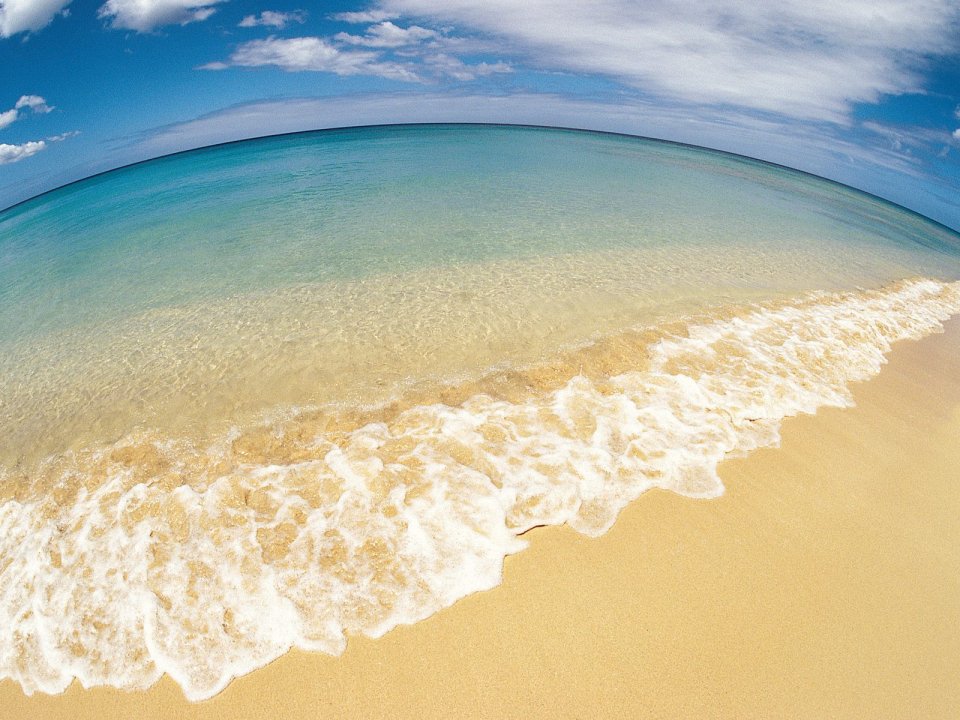 Fisheye Beach View