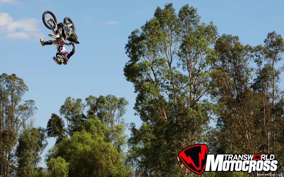Motorcycle Backflip Stunt Performance