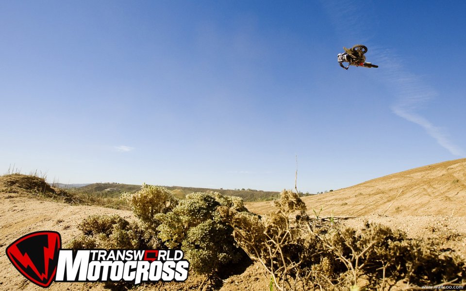 Transworld Motocross Dirt Track Motocross Aerial Trick Scene