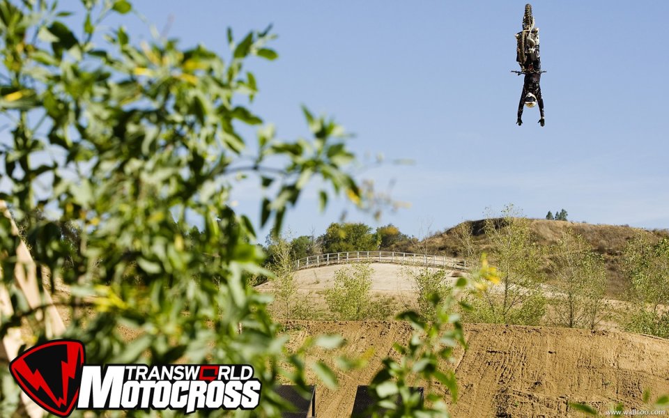Transworld Motocross Motocross Rider Aerial Trick Scene