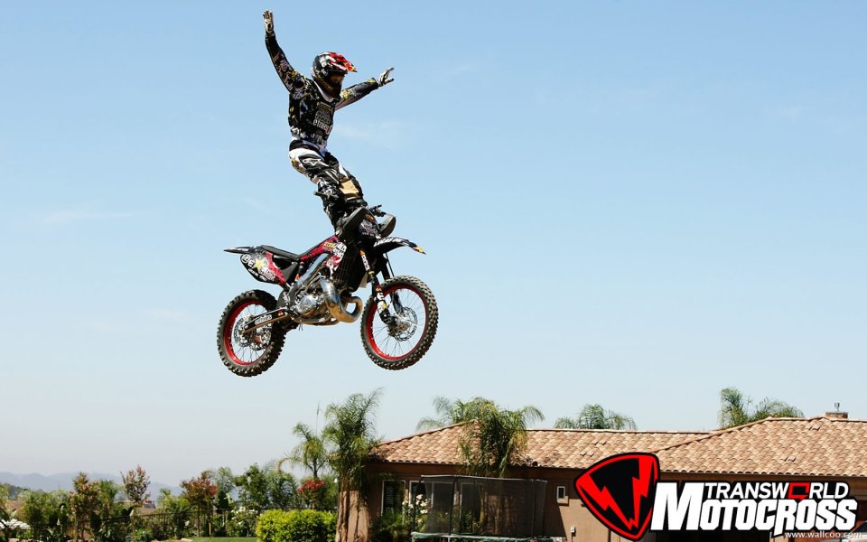 Motocross Aerial Stunt Performance