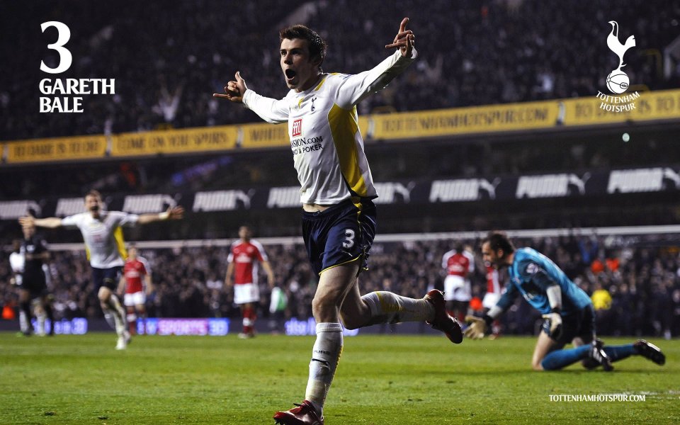 Gareth Bale Tottenham Hotspur Goal Celebration Classic Match Moment