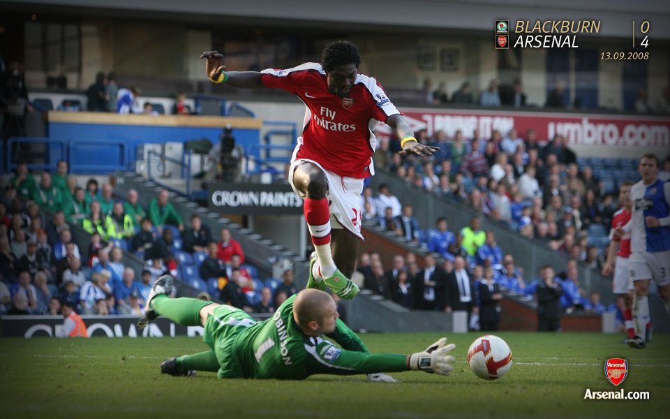 Arsenal Player Vs Blackburn Goalkeeper Premier League 2008 09 13