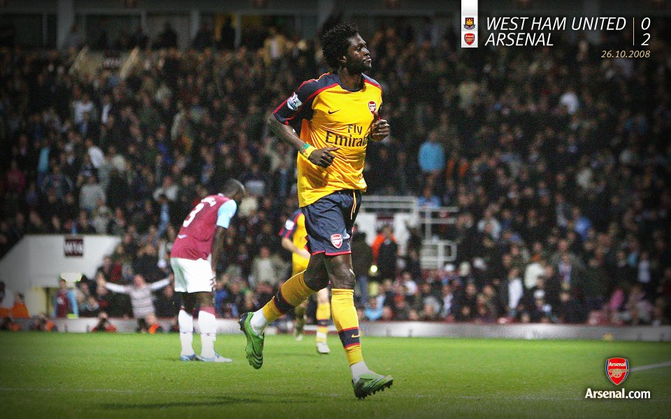 Arsenal Player In 2008 West Ham United Vs Arsenal Match