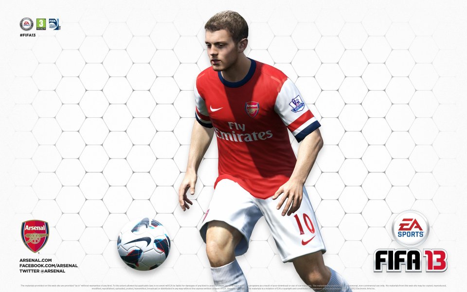 FIFA 13 阿森纳球员游戏壁纸