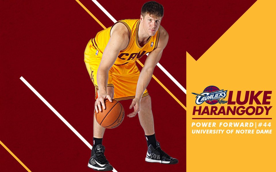 Cleveland Cavaliers Player Luke Harangody Basketball Promo Photo