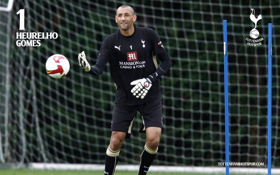 Heurelho Gomes Tottenham Hotspur Goalkeeper Training Moment
