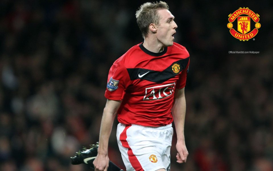 Darren Fletcher Manchester United Match Moment Official Wallpaper