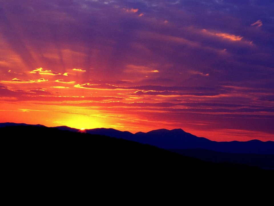 Colorado Sunrise Mountain Landscape