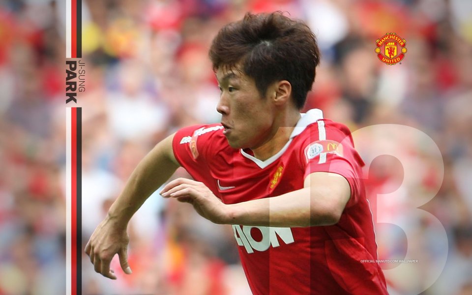 Park Ji Sung Manchester United Football Match Wallpaper