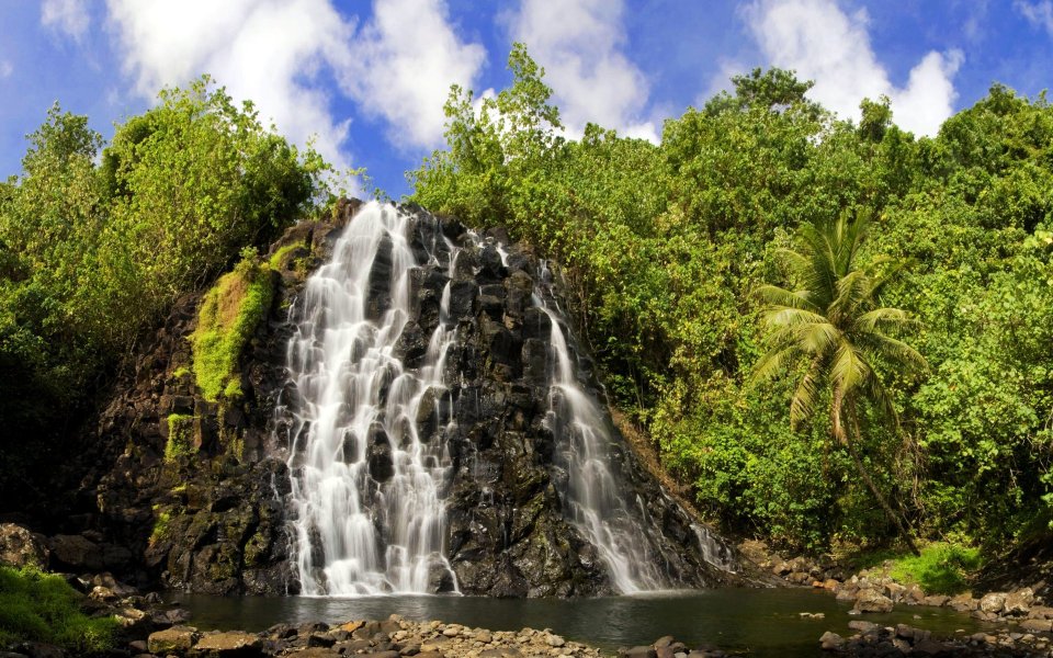 Kepirohi Waterfall Pohnpei Micronesia