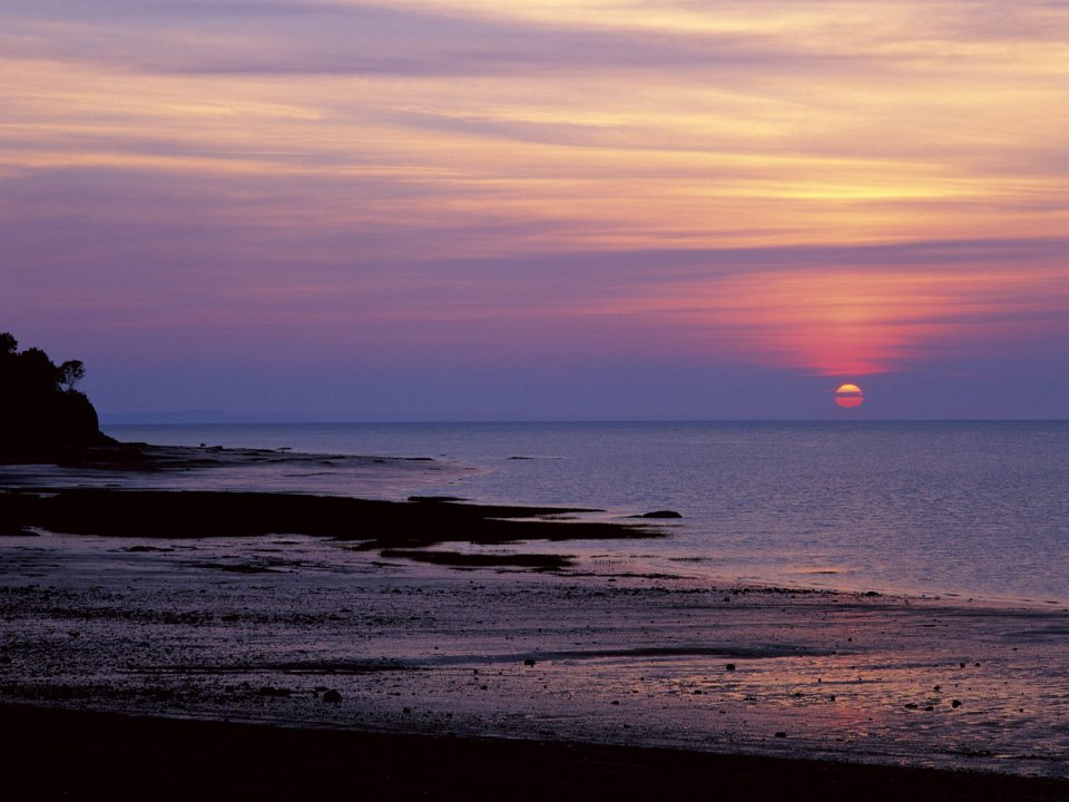 Sunset At Kingsport Nova Scotia