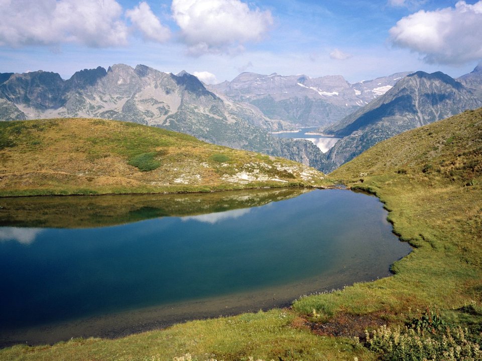 Lake Catogne Valais Switzerland Alps