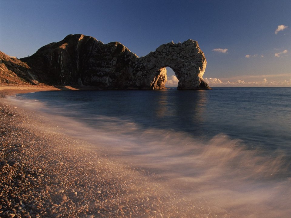 Limestone Arch Durdle Door Jurassic Coast Dorset England