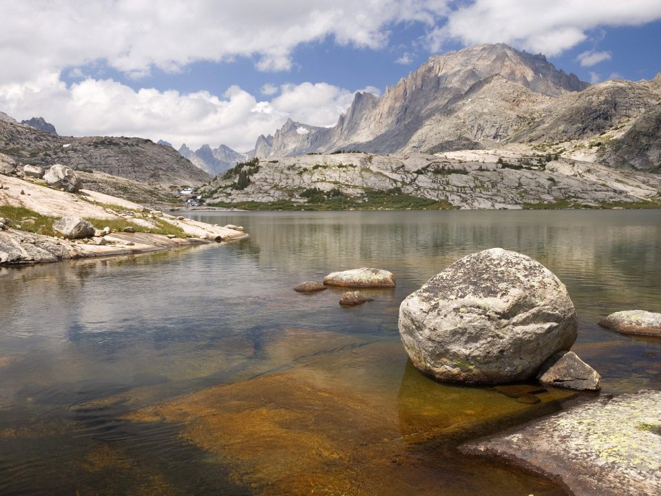 Lower Titcomb Basin Bridger National Forest Wyoming Landscape