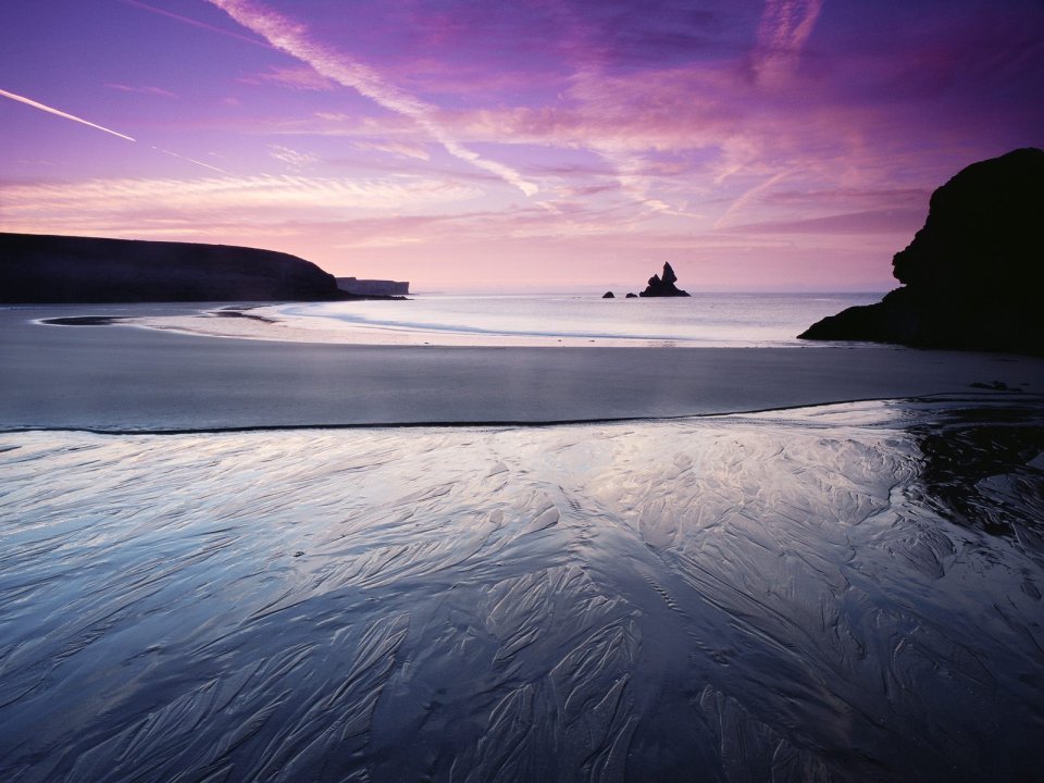 March Sunrise Broadhaven South Pembrokeshire National Park Wales