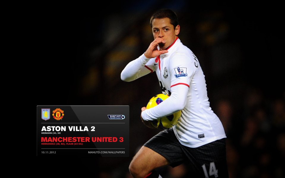 Manchester United Player Match Moment Aston Villa 2 3 2012 Premier League