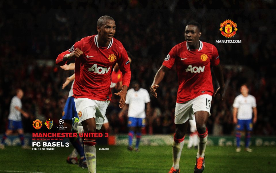 2011 Champions League Manchester United Vs Fc Basel 3 3 Match Photo
