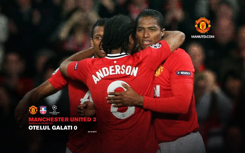 2011 Champions League Manchester United 2 0 Otelul Galati Celebration