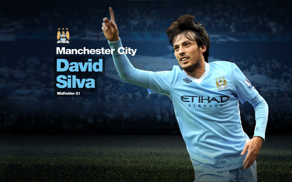 Manchester City David Silva Football Star Wallpaper