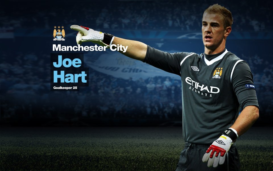 Manchester City Joe Hart Goalkeeper Football Wallpaper