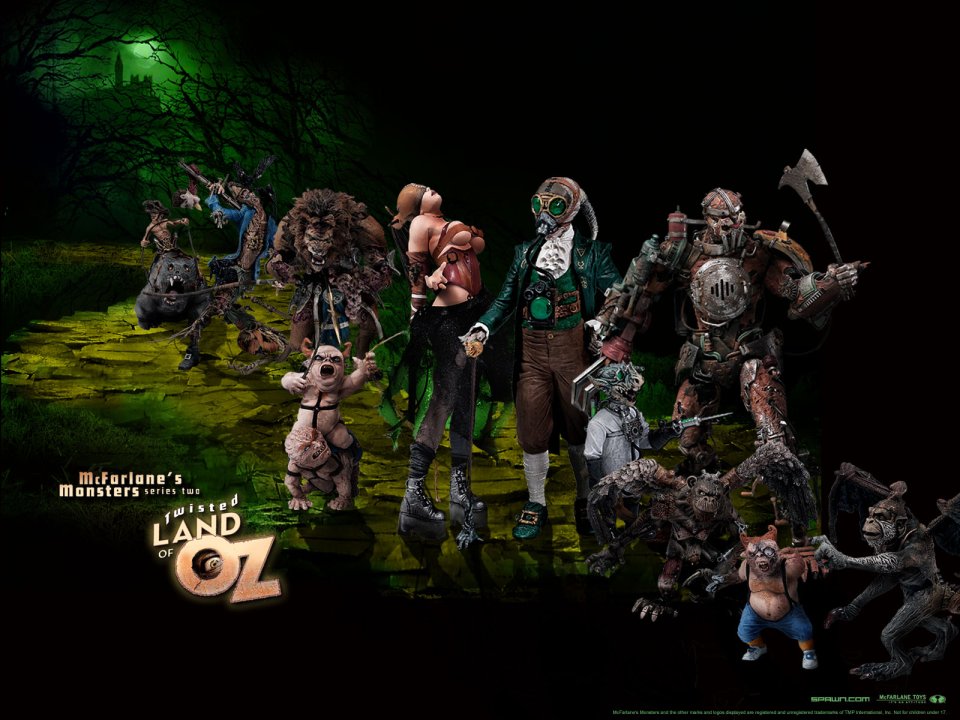 McFarlane Toys Monsters Twisted Land Of Oz Figures