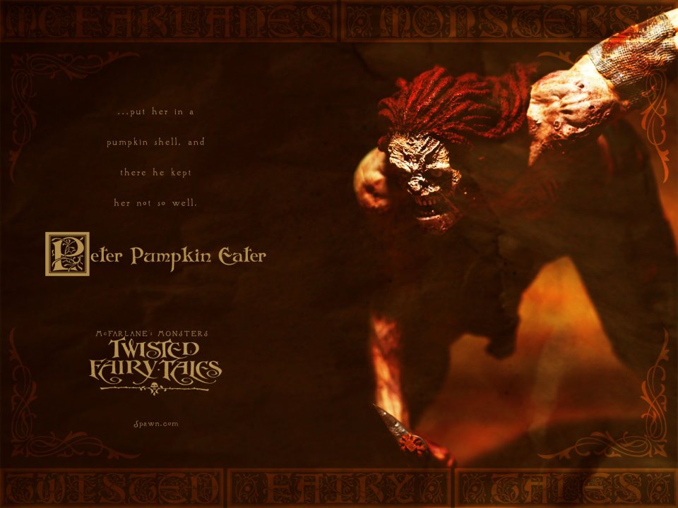McFarlane Twisted Fairy Tales Peter Pumpkin Eater Wallpaper