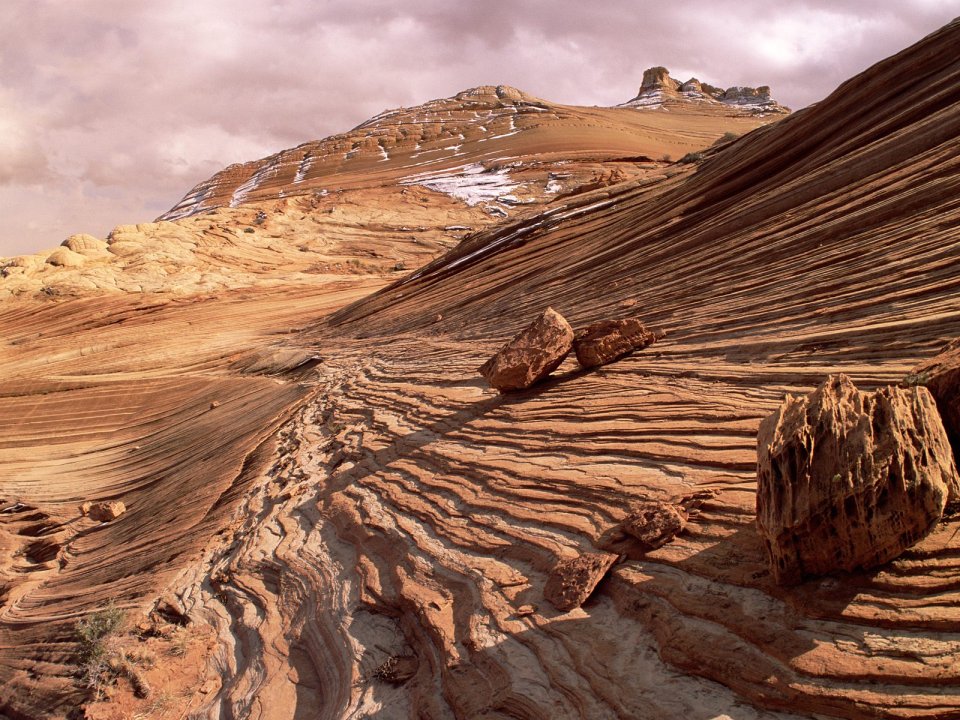 Sandstone Buttes Colorado Plateau Arizona Wild Landscape
