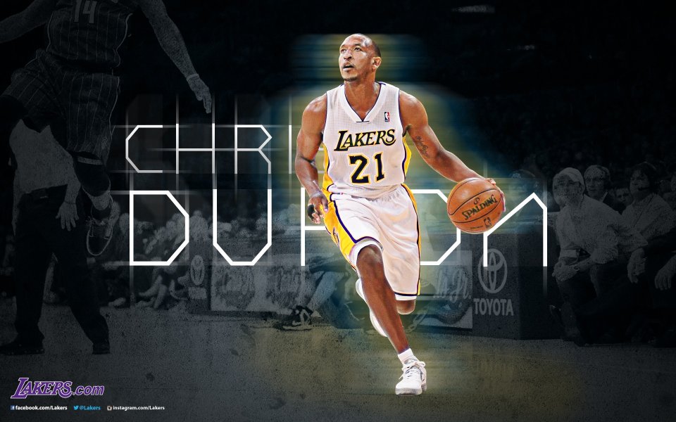 Los Angeles Lakers 21 Chris Duhon Basketball Wallpaper