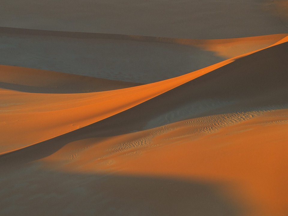 Shadows In Sand Namib Desert Namibia Africa